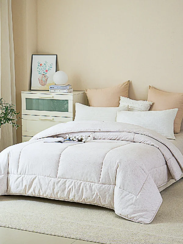 Wool - filled comforters with natural moisture - wicking and temperature - regulating featuresPai Breeze Apricot Cotton All Season Comforter Wool - filled comforters with natural moisture - wicking and temperature - regulating featuresPai Breeze Apricot Cotton All Season Comforter
