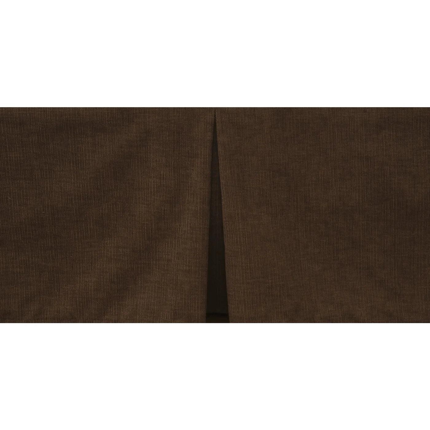 Linen bed skirts for a natural and rustic feelLodge Lux Mocha Bed Skirt