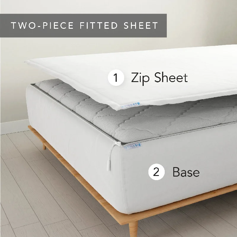Anti - Pill Microfiber Sheets for a Smooth AppearanceQuickZip Fitted Sheets