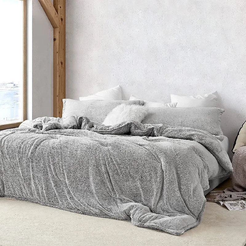 Synthetic - filled comforters like polyester for affordability and hypoallergenic propertiesComa Inducer® Oversized Comforter Set - Frosted Taupe Synthetic - filled comforters like polyester for affordability and hypoallergenic propertiesComa Inducer® Oversized Comforter Set - Frosted Taupe
