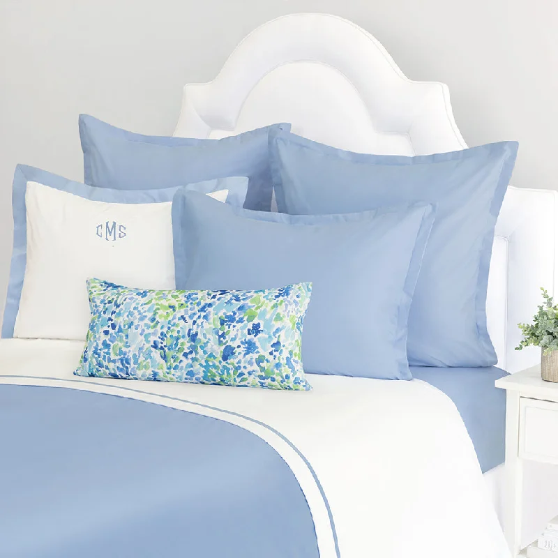 Velvet duvet covers for a plush and cozy lookCornflower Blue Hayes Nova Duvet Cover