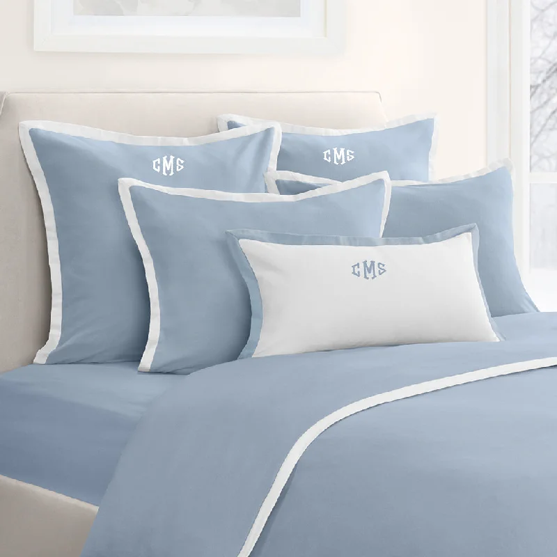Thermal - regulating duvet covers to keep you warm in winter and cool in summerFrench Blue Hudson Flannel Duvet Cover Thermal - regulating duvet covers to keep you warm in winter and cool in summerFrench Blue Hudson Flannel Duvet Cover