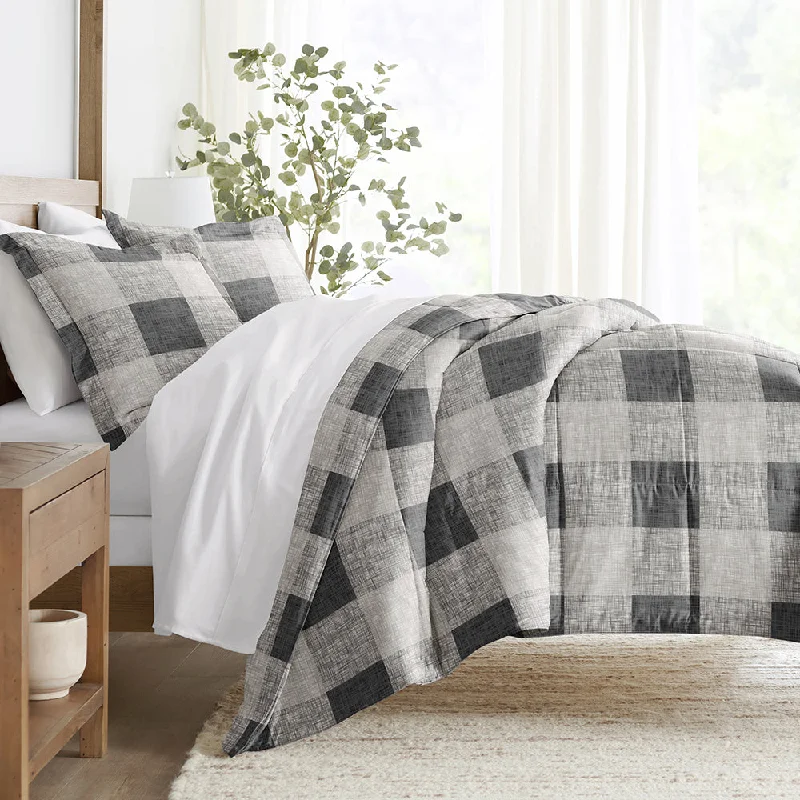 Microfiber - filled comforters that are lightweight and easy to care forGingham Down-Alternative Comforter Set Microfiber - filled comforters that are lightweight and easy to care forGingham Down-Alternative Comforter Set