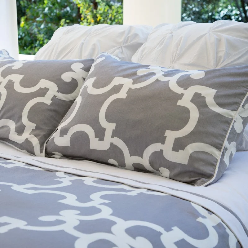 Oversized duvet covers that drape beautifully over the sides of the bed for a luxurious lookGrey Noe Duvet Cover Oversized duvet covers that drape beautifully over the sides of the bed for a luxurious lookGrey Noe Duvet Cover