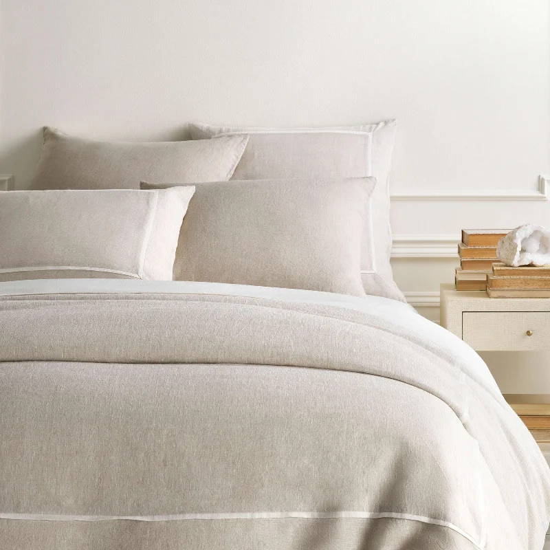 Custom - sized duvet covers to fit unique or non - standard bed framesPine Cone Hill Keaton Linen Duvet Cover Custom - sized duvet covers to fit unique or non - standard bed framesPine Cone Hill Keaton Linen Duvet Cover