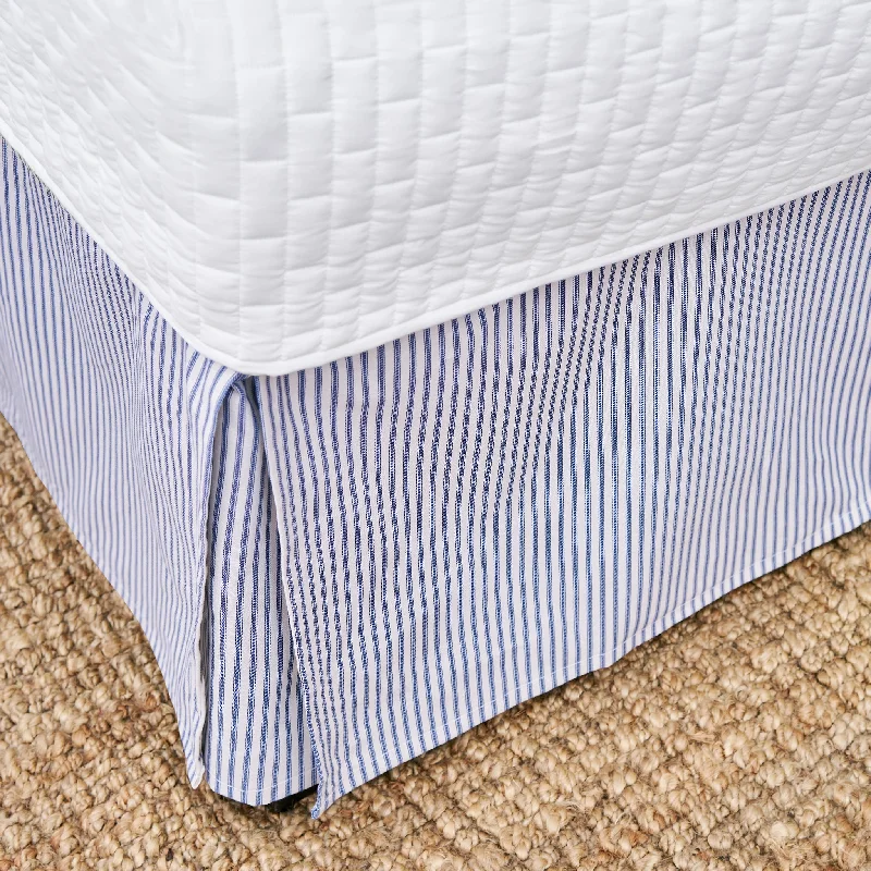 California king bed skirts for a larger bedNavy Blue Ticking Stripe Bedskirt | Twin, Full, Queen, King, Cal King, Extra Long Twin California king bed skirts for a larger bedNavy Blue Ticking Stripe Bedskirt | Twin, Full, Queen, King, Cal King, Extra Long Twin
