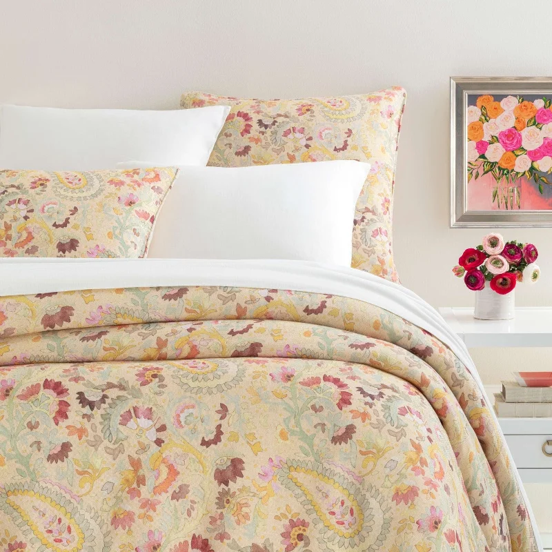 Stain - resistant duvet covers for easy maintenancePine Cone Hill Ines Linen Duvet Cover