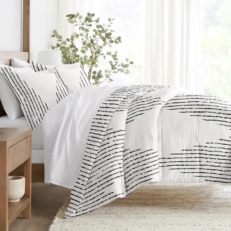 Down - filled comforters for supreme warmth and lightnessDiamond Stripe Down-Alternative Comforter Set Down - filled comforters for supreme warmth and lightnessDiamond Stripe Down-Alternative Comforter Set