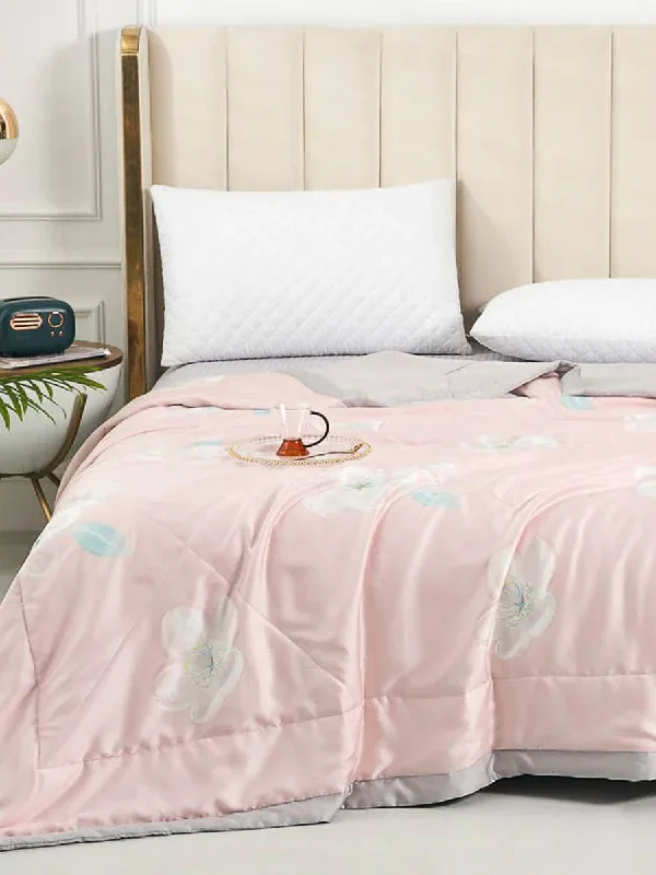 Synthetic - filled comforters like polyester for affordability and hypoallergenic propertiesCamellia Floral TENCEL™ Lyocell Light Comforter Synthetic - filled comforters like polyester for affordability and hypoallergenic propertiesCamellia Floral TENCEL™ Lyocell Light Comforter
