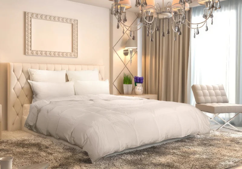 Microfiber - filled comforters that are lightweight and easy to care forDownright Logana 920+ Canadian White Goose Down Comforter Microfiber - filled comforters that are lightweight and easy to care forDownright Logana 920+ Canadian White Goose Down Comforter