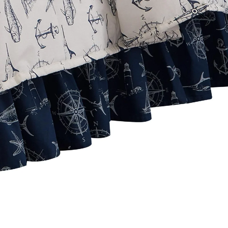 Bed skirts with a child - friendly printCaptain Quarters King Bedskirt - Park Designs Bed skirts with a child - friendly printCaptain Quarters King Bedskirt - Park Designs