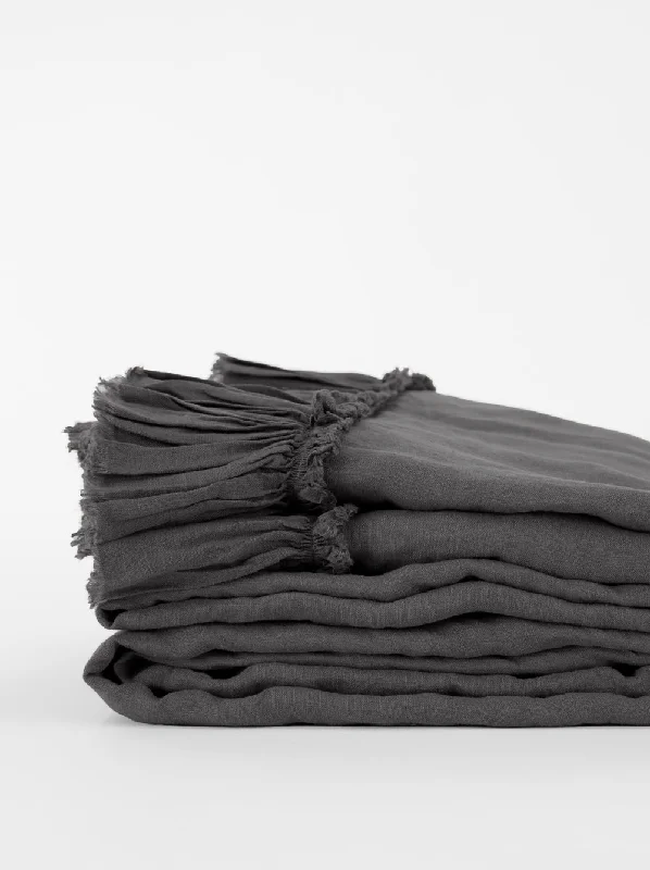 Flat Sheets with a High - Quality Finish for a Luxurious LookTat Linen Duvet Cover