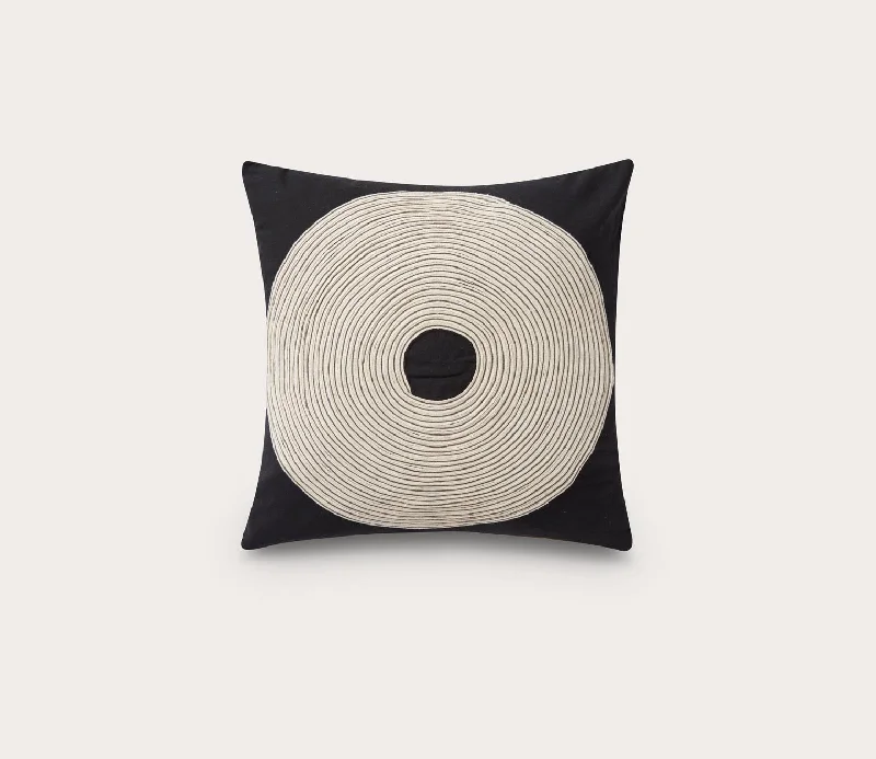 Square Pillows for Modern Home DecorLoloi Hand Embroidered Throw Pillow Set of 2