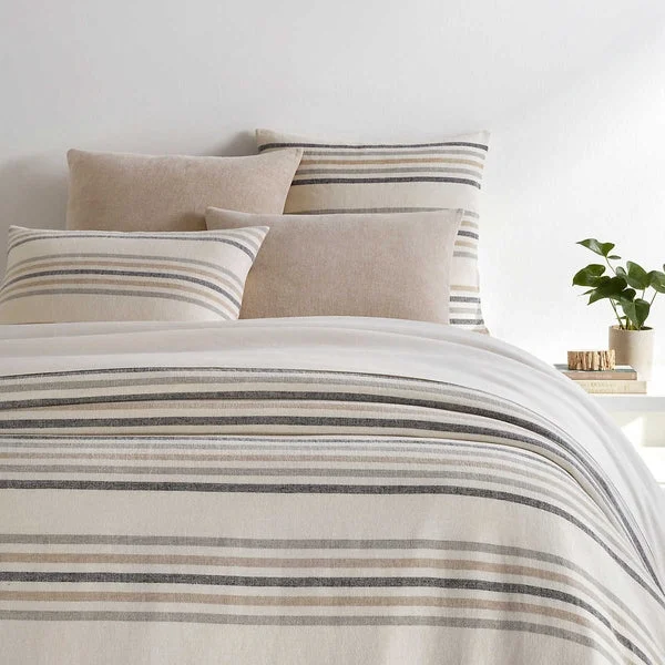 Allergy - friendly duvet covers for bedrooms with sensitive air qualityPine Cone Hill Ellison Stripe Linen Chenille Ivory Duvet Cover Allergy - friendly duvet covers for bedrooms with sensitive air qualityPine Cone Hill Ellison Stripe Linen Chenille Ivory Duvet Cover