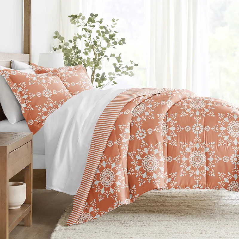 Queen - size comforters for standard queen - sized mattressesDaisy Medallion Reversible Down-Alternative Comforter Set Queen - size comforters for standard queen - sized mattressesDaisy Medallion Reversible Down-Alternative Comforter Set