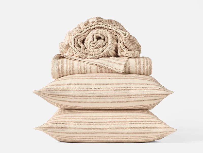 Linen - Cotton Blend Sheets for a Natural and Versatile OptionCloud Brushed™ Organic Flannel Sheet Set Linen - Cotton Blend Sheets for a Natural and Versatile OptionCloud Brushed™ Organic Flannel Sheet Set