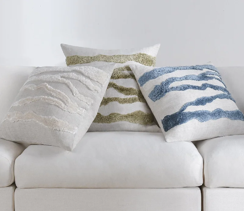 Round Pillows for Boho-Style InteriorsVilla by Classic Home Passage Hand-Tufted Throw Pillow