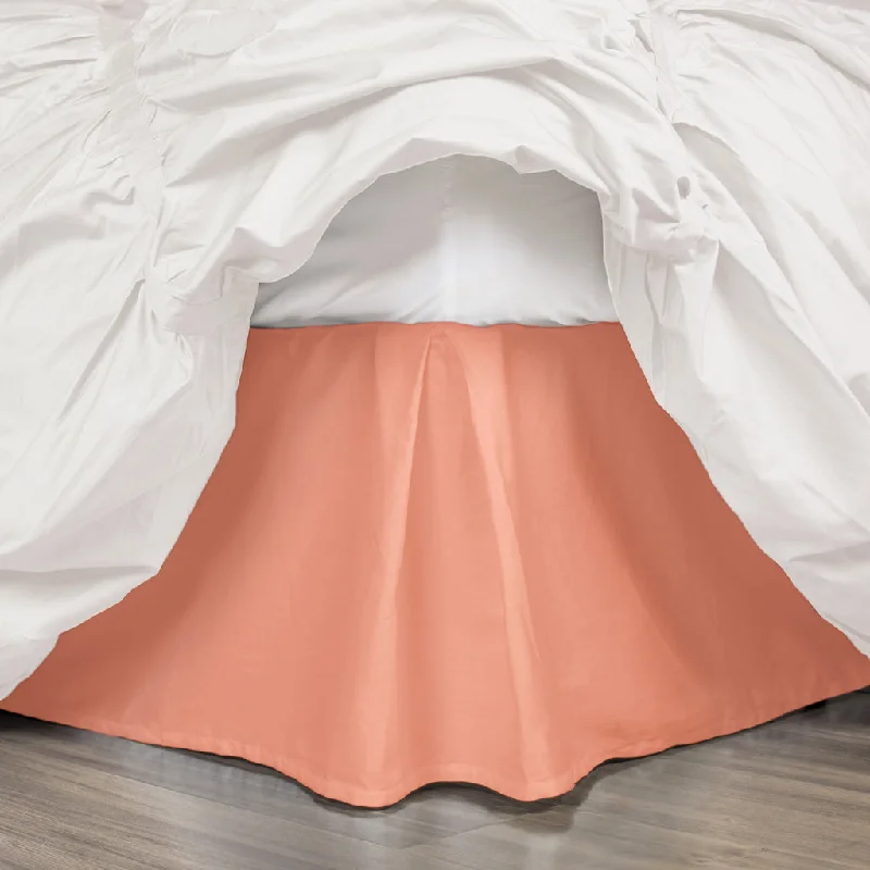Bed skirts with a eco - friendly materialGuava Pleated Bed Skirt