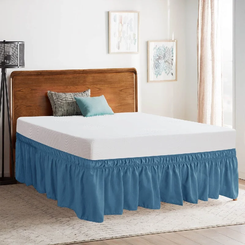 Bed skirts with a contemporary styleSubrtex Easy Fit 16-inch Drop Bed Skirts