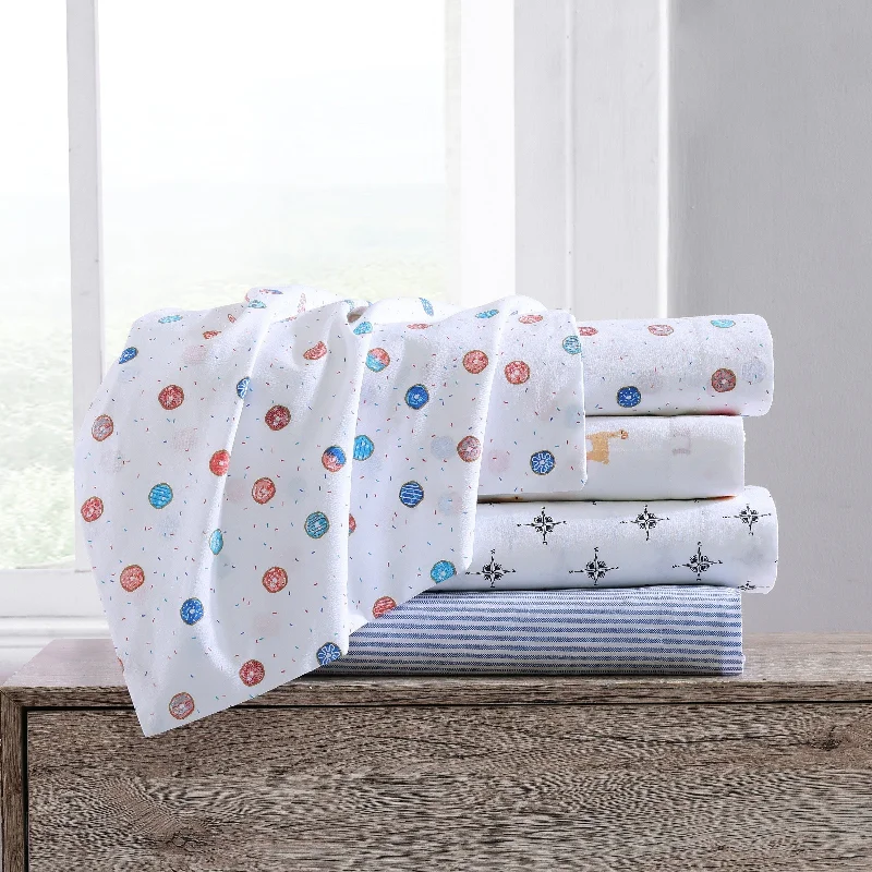 Fitted Sheets with Reinforced Corners for Long - Lasting UsePoppy & Fritz Kids Printed Percale Cotton Sheet Sets Fitted Sheets with Reinforced Corners for Long - Lasting UsePoppy & Fritz Kids Printed Percale Cotton Sheet Sets