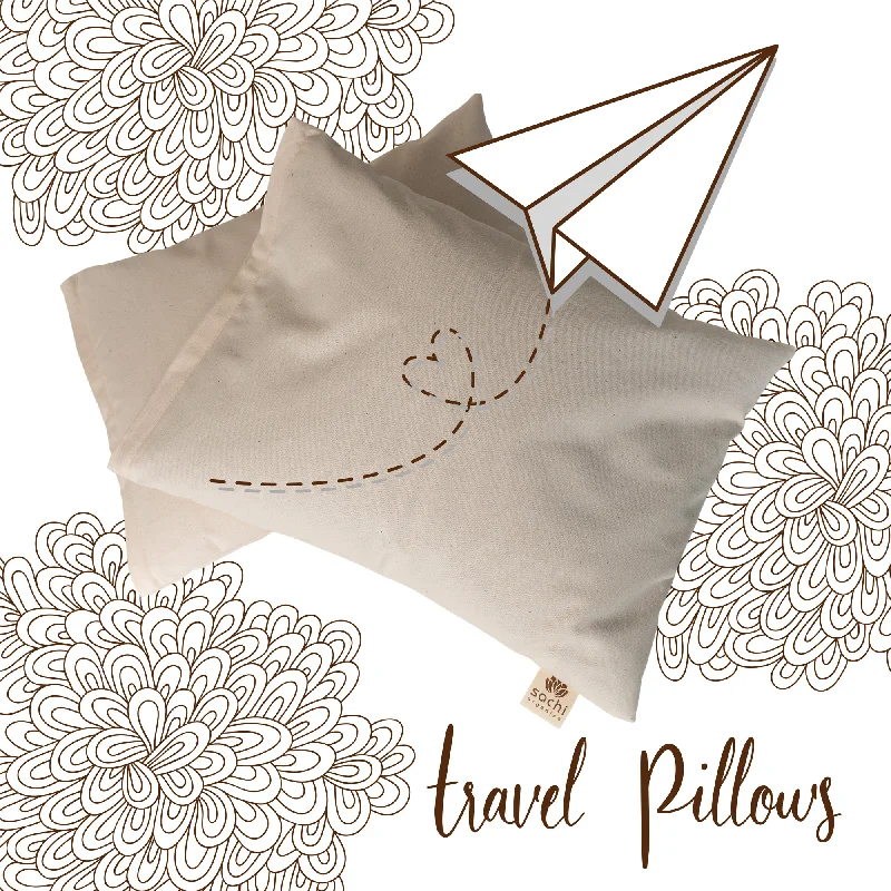 Cotton Pillows for Natural ComfortTravel Pillow 12x16