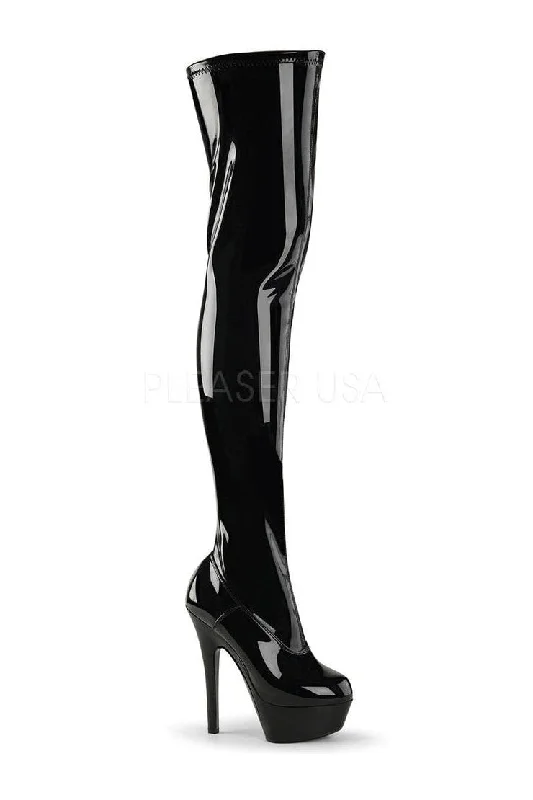 KISS-3000 Platform Boot  | Black Patent