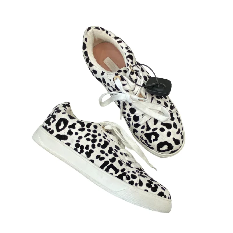 Shoes Sneakers By Top Shop In Black & White, Size: 7.5