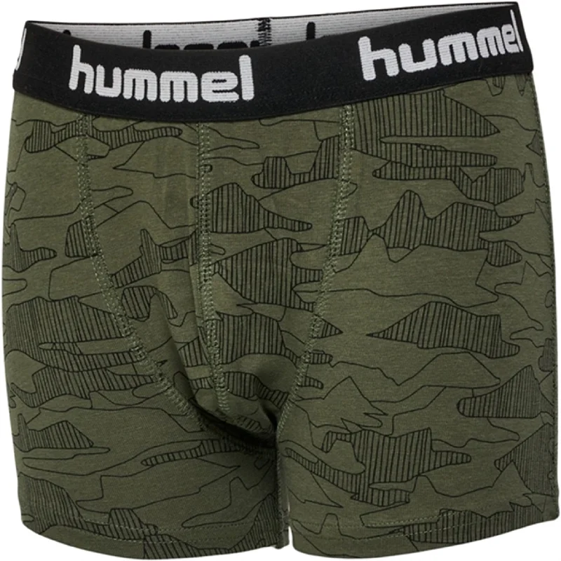 Hummel Olive Night Nolan Boxers 2-Pack