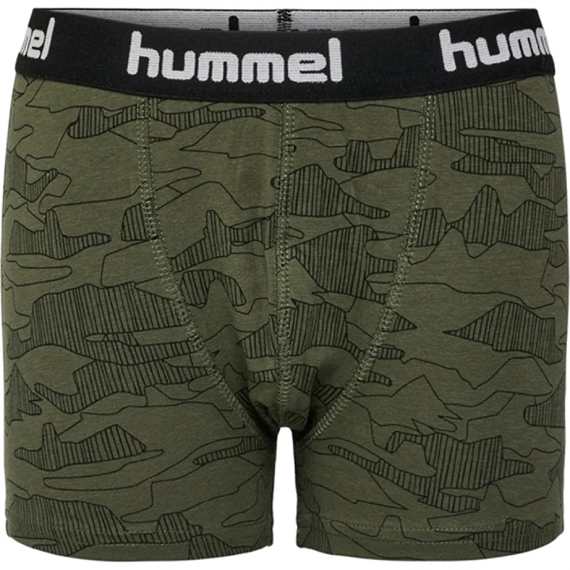 Hummel Olive Night Nolan Boxers 2-Pack