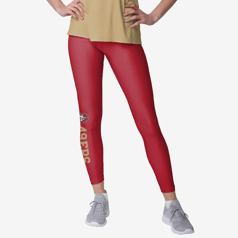 San Francisco 49ers Womens Solid Wordmark Legging