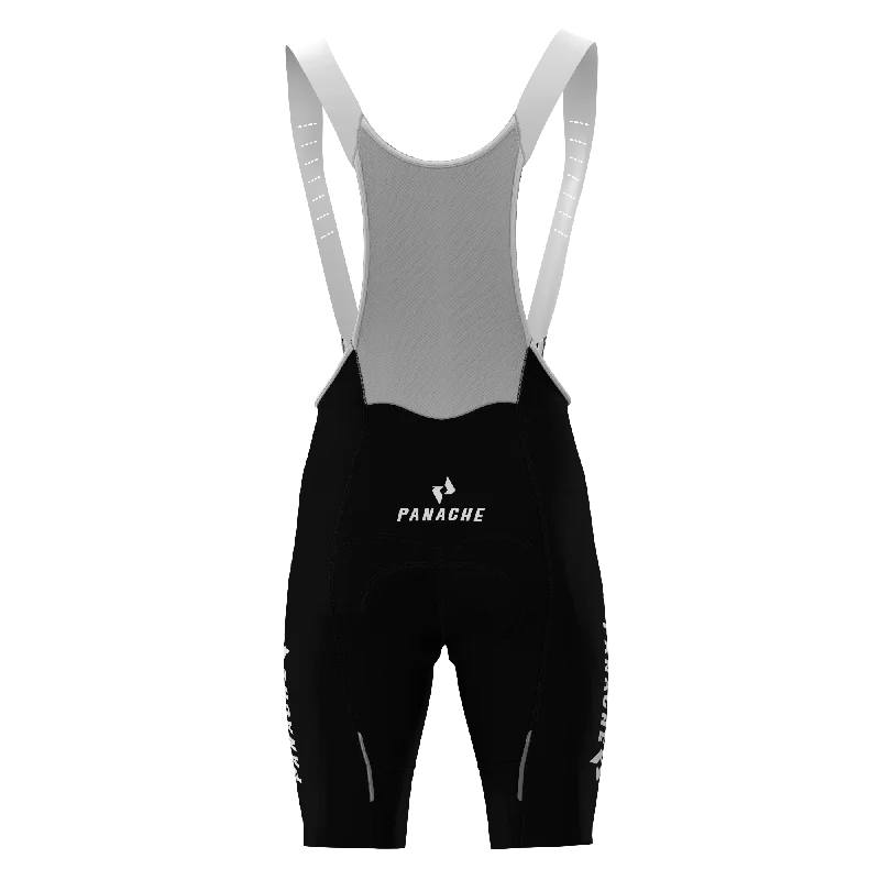 Women's WT 2ND SKIN Bib Short - Black w/Panache Logo