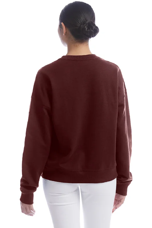 Champion Womens PowerBlend Crewneck Sweatshirt - Maroon