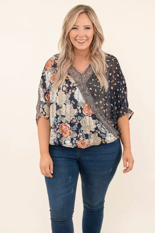 Everything You Need Top, Navy