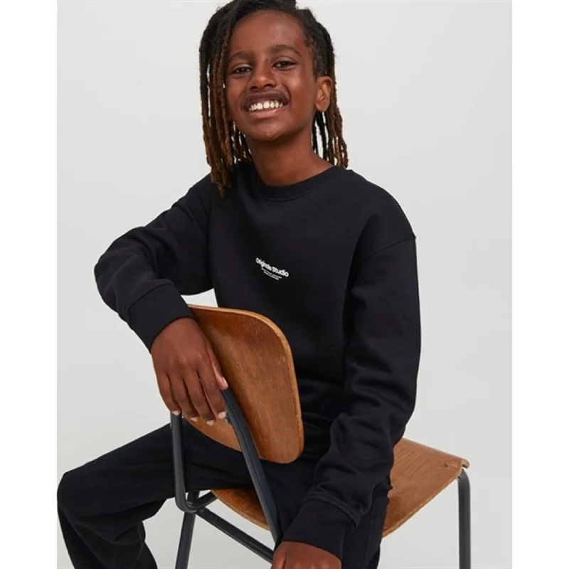 Jack & Jones Junior Black Jorvesterbro Sweatshirt