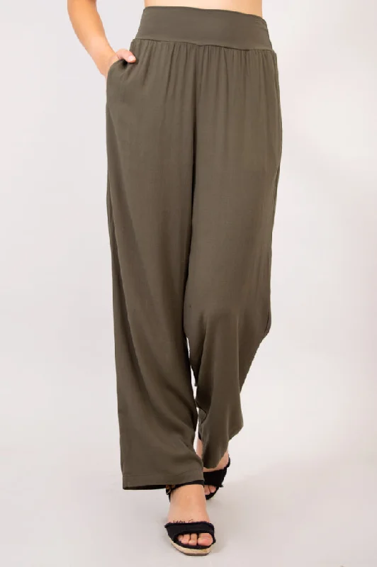 Landon Pant, Khaki, Linen Bamboo