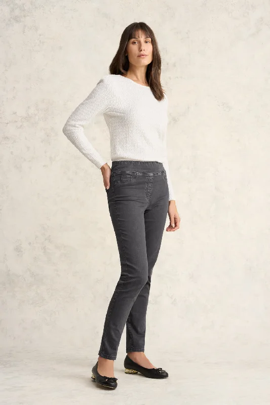 Bengajean® Full Length Skinny Leg - Grey Wash