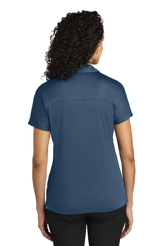 Port Authority Womens Crossover Moisture Wicking Short Sleeve Polo Shirt - Regatta Blue