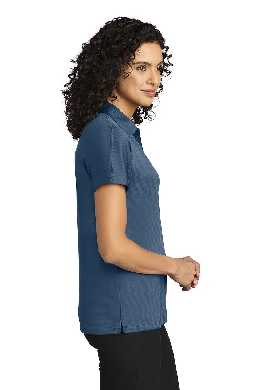 Port Authority Womens Crossover Moisture Wicking Short Sleeve Polo Shirt - Regatta Blue