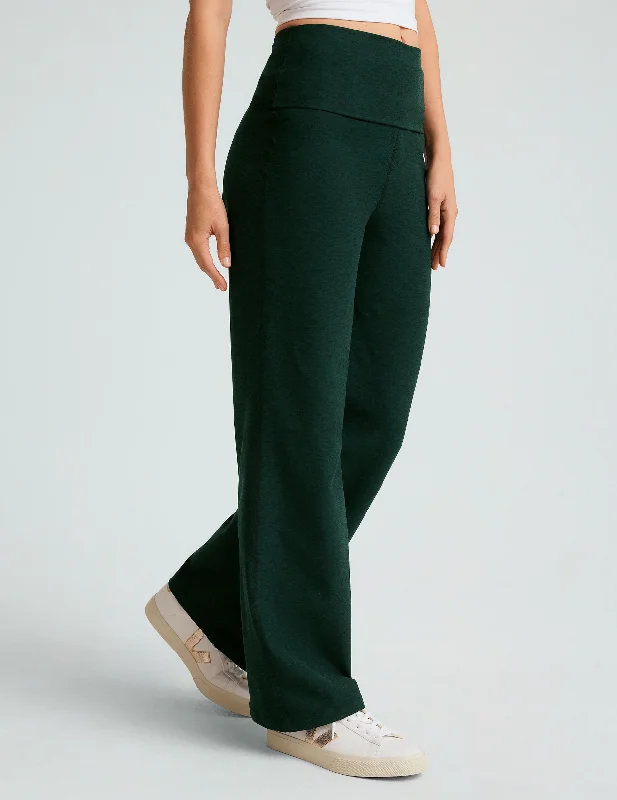 Spacedye Foldover Wide Leg Pant