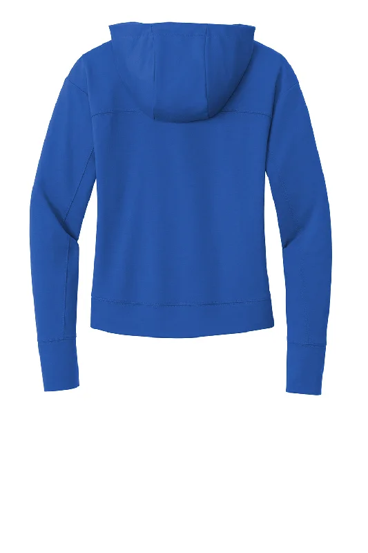 Sport-Tek Womens Sport-Wick Moisture Wicking Flex Fleece Hooded Sweatshirt Hoodie - True Royal Blue