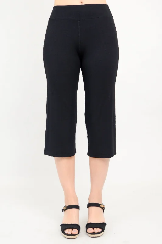 Yoga Capri, Black, Bamboo