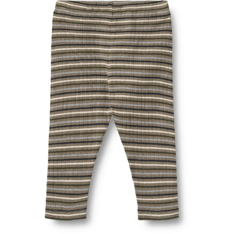 Wheat Multi Stripe Leggings Jules