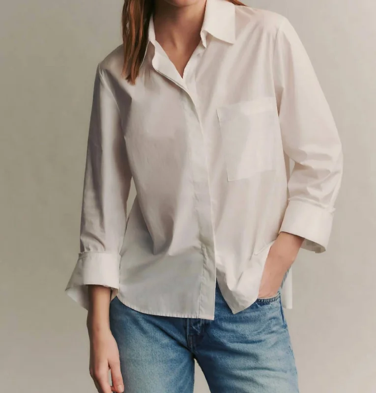 Boyfriend Shirt In White