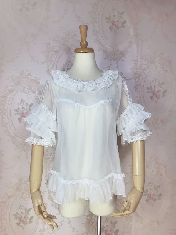 Yilia~Elegant Lolita Princess Sleeve Blouse