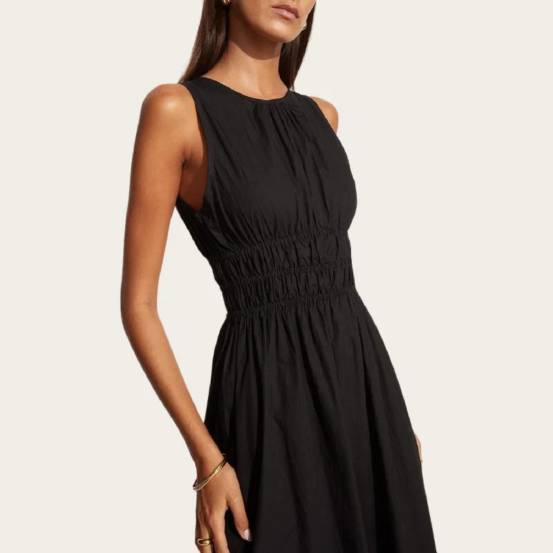 Jean Midi Dress (Black)