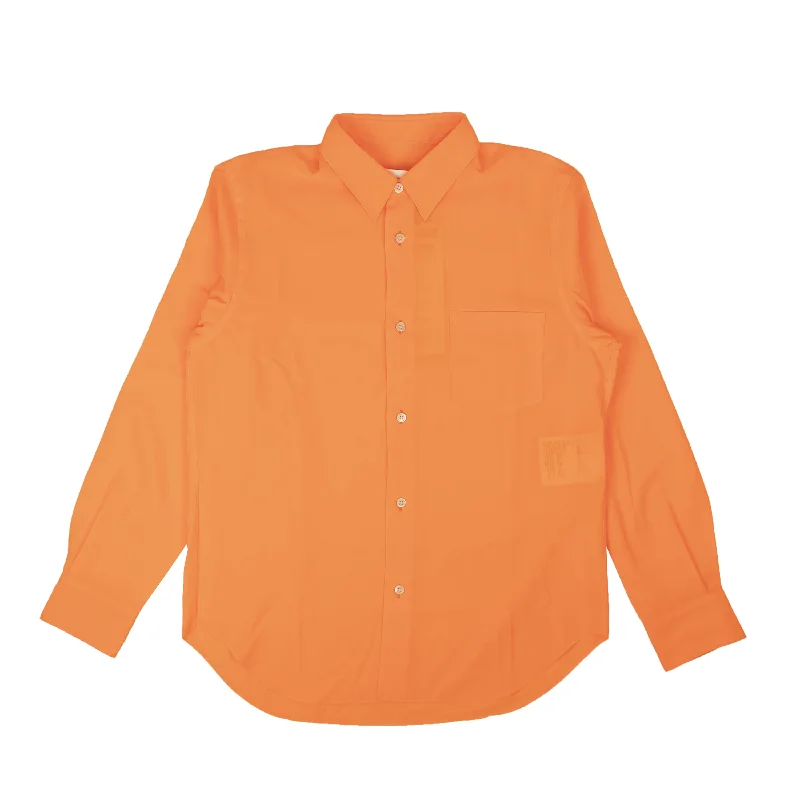 Junya Watanabe Trandparent Long Sleeve Shirt - Neon/Orange