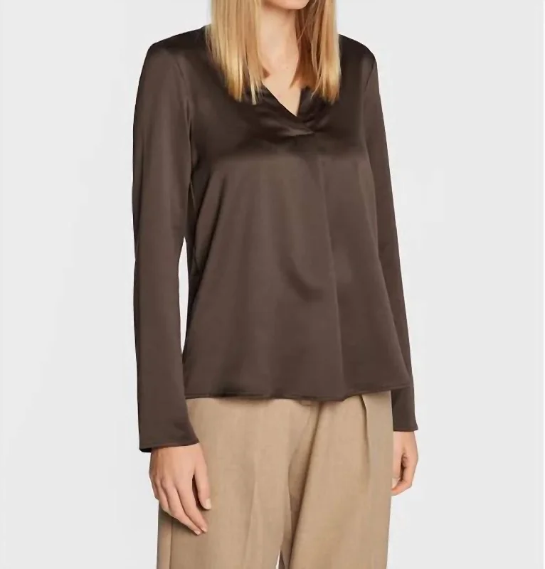 Salina Top In Brown