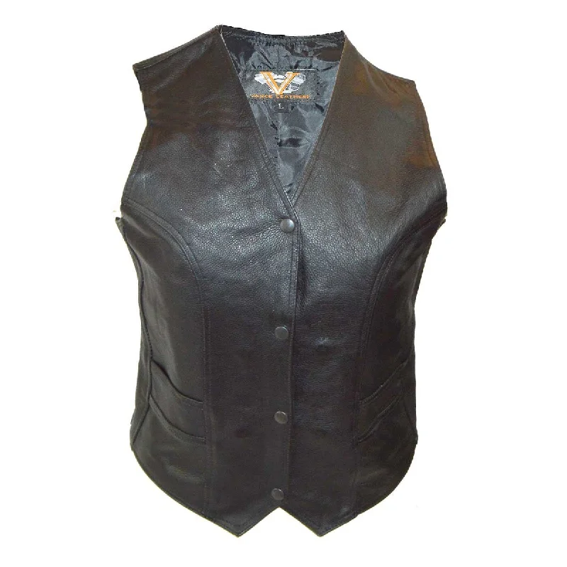 VL1050 Ladies Plain Side Vest with Gun Pockets