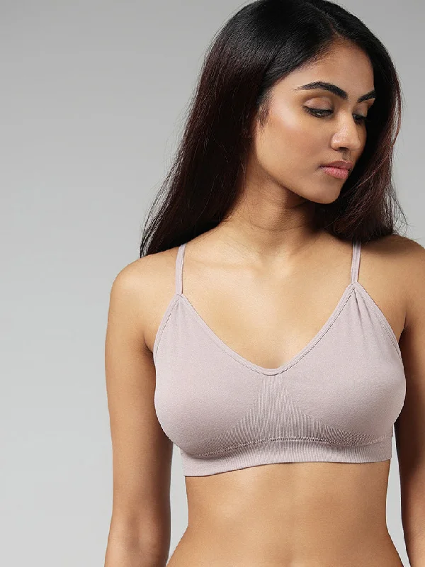 Wunderlove Solid Light Taupe Seamfree Bralette