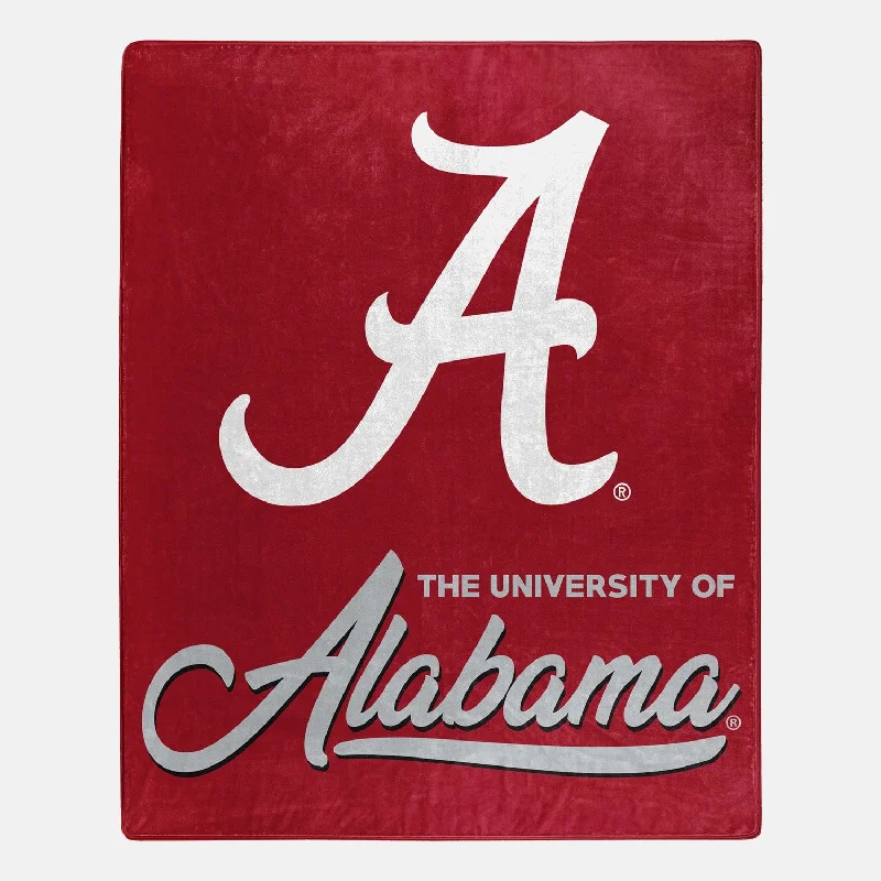 Mohair blankets with a unique sheen and softnessFleece blankets for a cozy and plush textureAlabama Signature College Throw Blanket